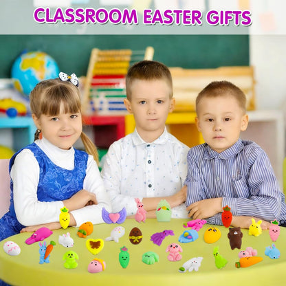 30 Pack Squishy Toys, Kawaii Squishies Party Favors for Kids 4-8 8-12 Treasure Box Toys for Classroom Birthday Xmas Gifts Goodie Bag Mini Animals Mochi Squishy Stress Relief Sensory Toys Random