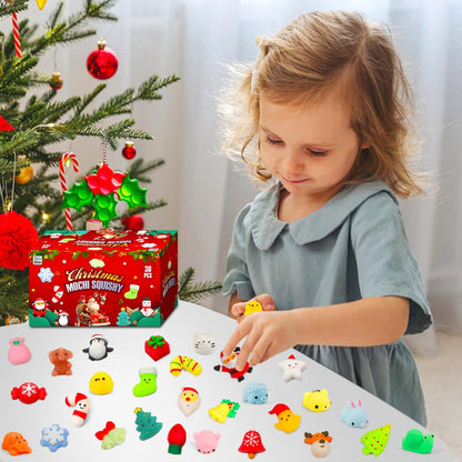 30 Pack Squishy Toys, Kawaii Squishies Party Favors for Kids 4-8 8-12 Treasure Box Toys for Classroom Birthday Xmas Gifts Goodie Bag Mini Animals Mochi Squishy Stress Relief Sensory Toys Random