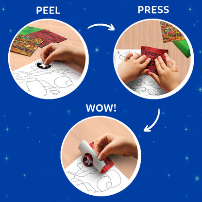 Skillmatics Foil Fun - Disney Princess, Mess-Free Art & Craft Kits for Kids, DIY Creative Activity, Travel Toys, Perfect Gifts for Fans of Moana, Cinderella, Ariel, Jasmine, Ages 4, 5, 6, 7, 8, 9