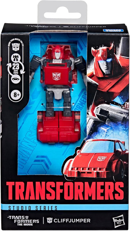 Transformers Studio Series Cliffjumper, The The Movie Deluxe Class 4-Inch Converting Action Figure, Robot Toys for 8+