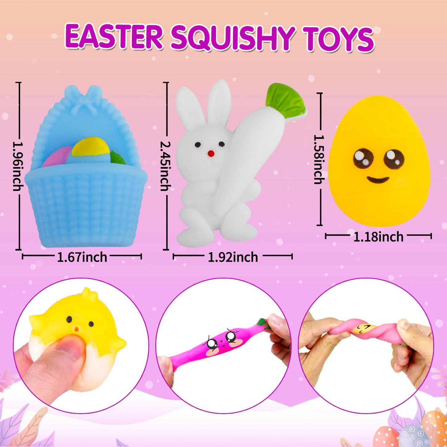 30 Pack Squishy Toys, Kawaii Squishies Party Favors for Kids 4-8 8-12 Treasure Box Toys for Classroom Birthday Xmas Gifts Goodie Bag Mini Animals Mochi Squishy Stress Relief Sensory Toys Random