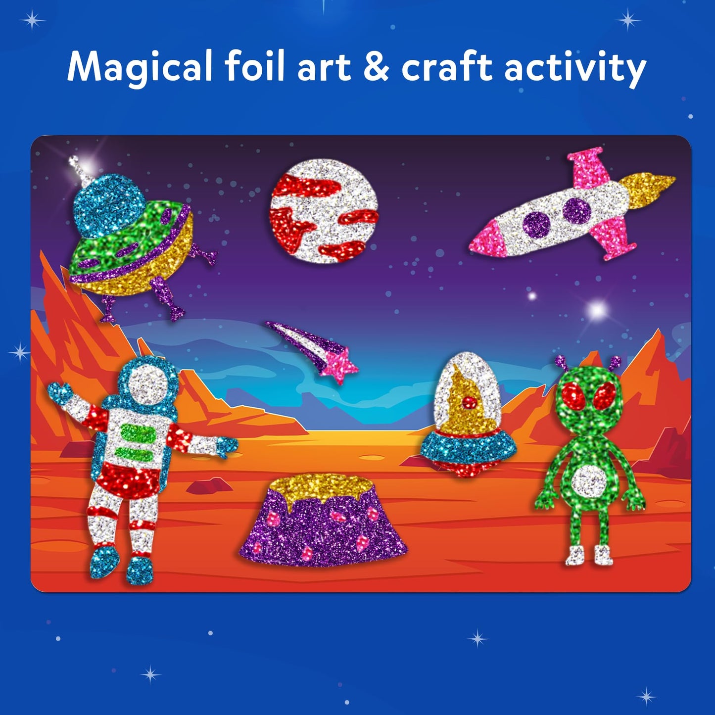 Skillmatics Foil Fun - Disney Princess, Mess-Free Art & Craft Kits for Kids, DIY Creative Activity, Travel Toys, Perfect Gifts for Fans of Moana, Cinderella, Ariel, Jasmine, Ages 4, 5, 6, 7, 8, 9