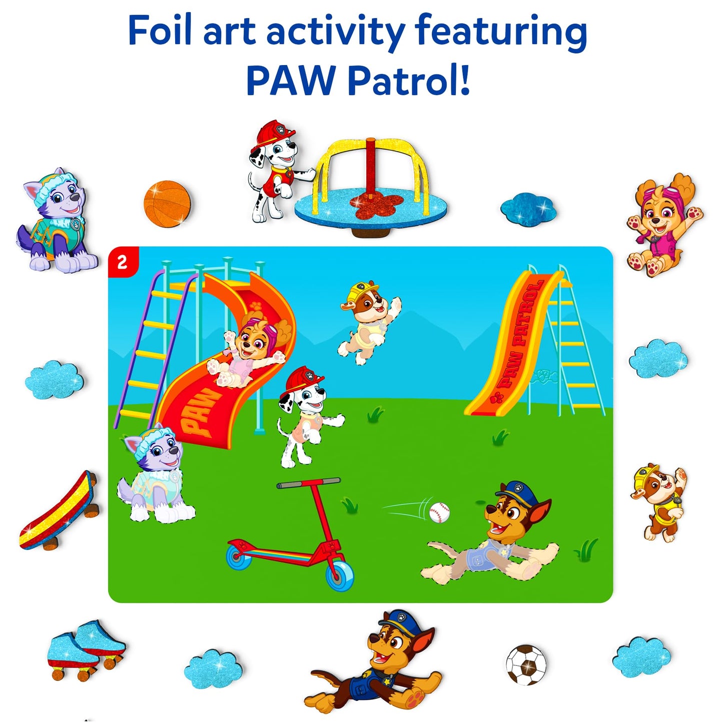 Skillmatics Foil Fun - Disney Princess, Mess-Free Art & Craft Kits for Kids, DIY Creative Activity, Travel Toys, Perfect Gifts for Fans of Moana, Cinderella, Ariel, Jasmine, Ages 4, 5, 6, 7, 8, 9