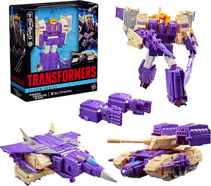 Transformers Studio Series The The Movie Blitzwing, Collectible 3-in-1 Converting 7-inch Leader Class Action Figure, 8+