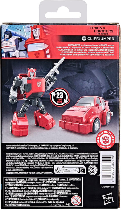 Transformers Studio Series Cliffjumper, The The Movie Deluxe Class 4-Inch Converting Action Figure, Robot Toys for 8+