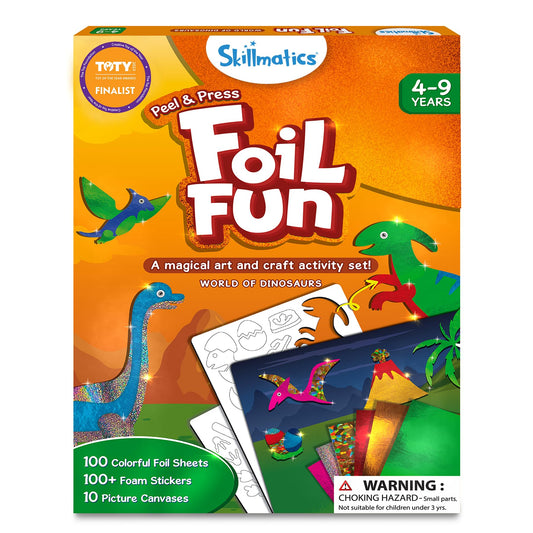 Skillmatics Foil Fun - Disney Princess, Mess-Free Art & Craft Kits for Kids, DIY Creative Activity, Travel Toys, Perfect Gifts for Fans of Moana, Cinderella, Ariel, Jasmine, Ages 4, 5, 6, 7, 8, 9