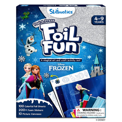 Skillmatics Foil Fun - Disney Princess, Mess-Free Art & Craft Kits for Kids, DIY Creative Activity, Travel Toys, Perfect Gifts for Fans of Moana, Cinderella, Ariel, Jasmine, Ages 4, 5, 6, 7, 8, 9