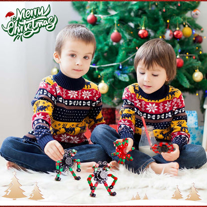 Gokeey Stocking Stuffers Gifts for Grandkids Transformable Fidget Spinners for Kids and Adults Stress Relief Sensory Fidget Toys for Boys Age 8-13 Teen Girls Kids Toys2 Pcs