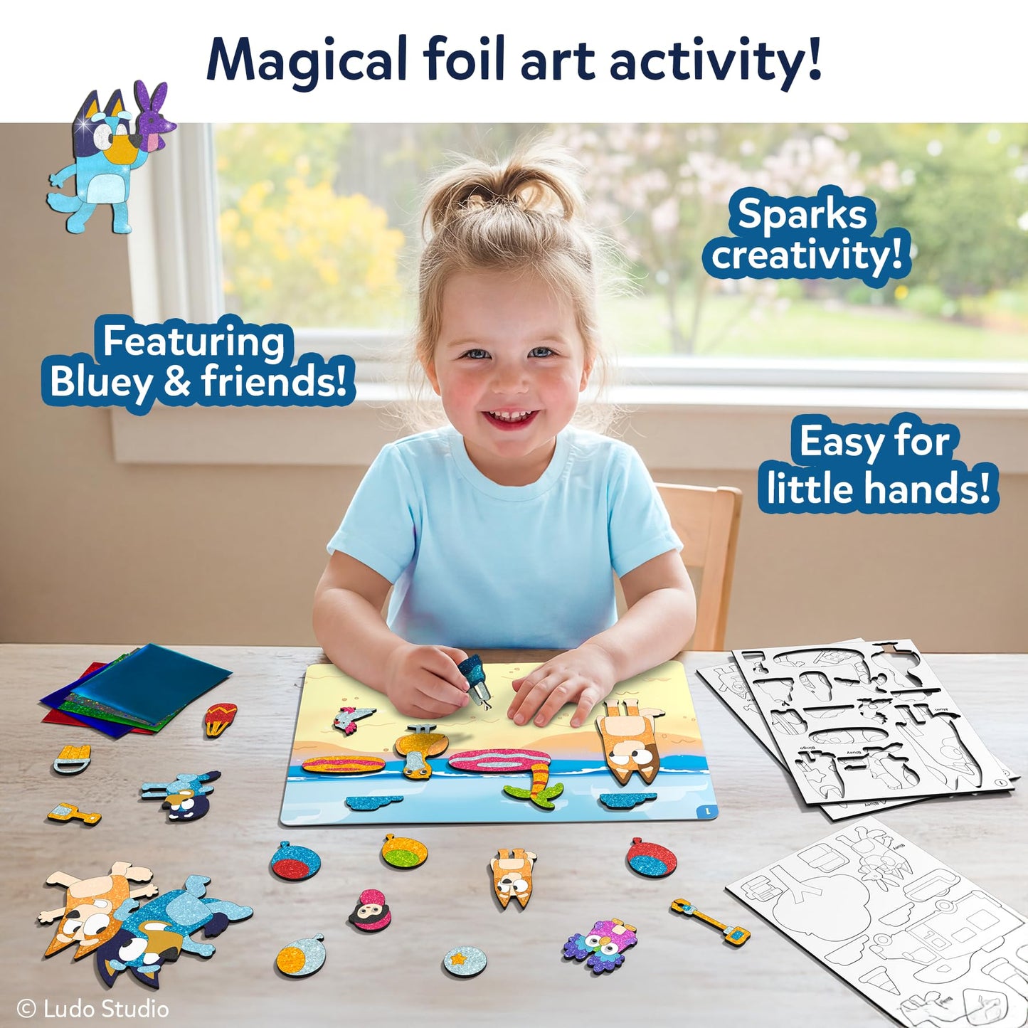 Skillmatics Foil Fun - Disney Princess, Mess-Free Art & Craft Kits for Kids, DIY Creative Activity, Travel Toys, Perfect Gifts for Fans of Moana, Cinderella, Ariel, Jasmine, Ages 4, 5, 6, 7, 8, 9