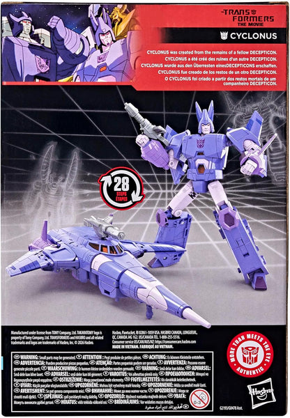 Transformers Studio Series Cyclonus, The The Movie Voyager Class 8-Inch Converting Action Figure, Robot Toys for 8+