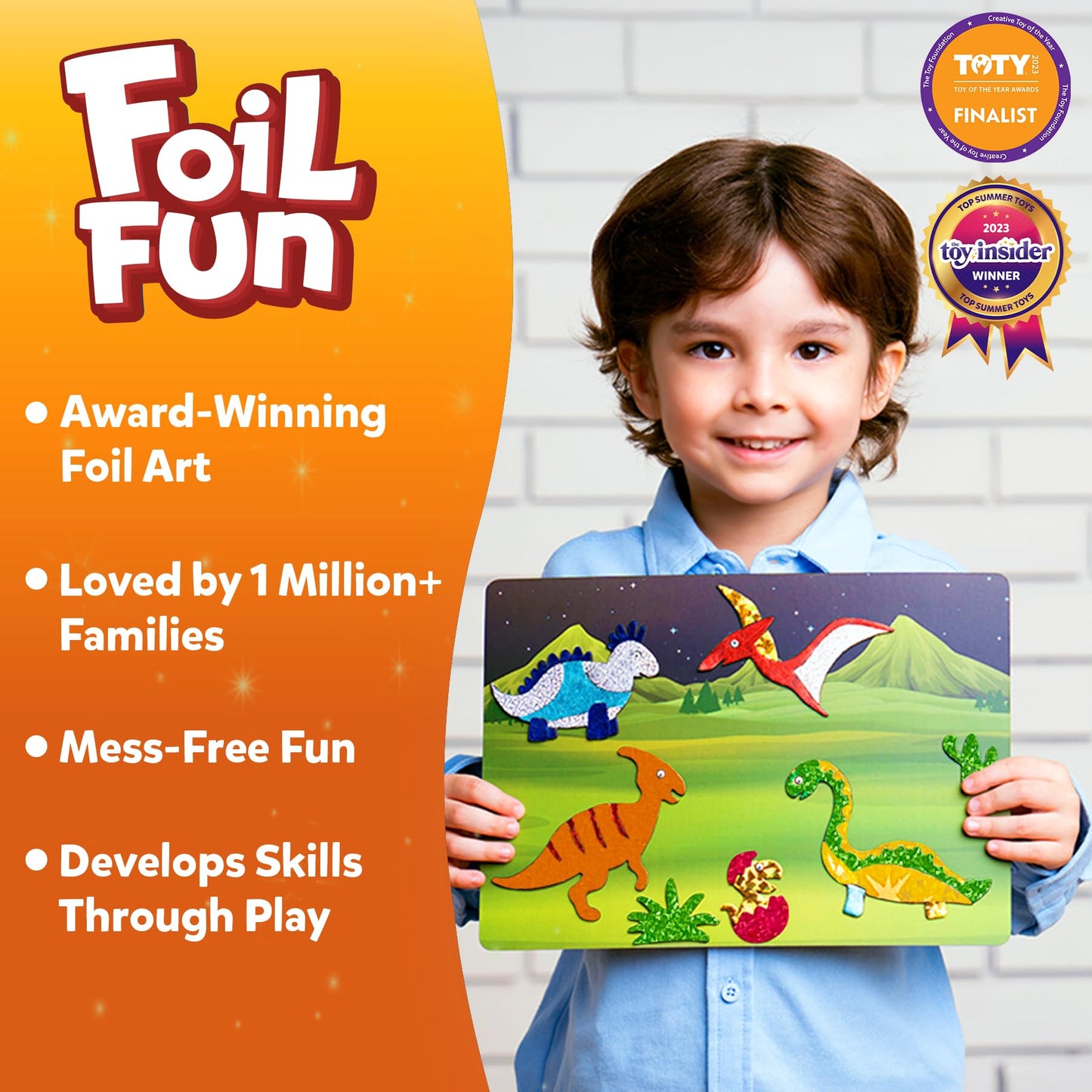 Skillmatics Foil Fun - Disney Princess, Mess-Free Art & Craft Kits for Kids, DIY Creative Activity, Travel Toys, Perfect Gifts for Fans of Moana, Cinderella, Ariel, Jasmine, Ages 4, 5, 6, 7, 8, 9
