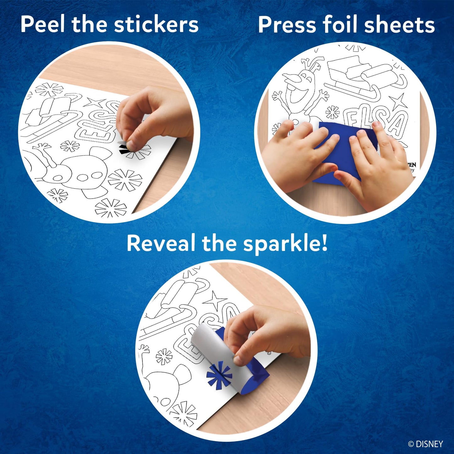 Skillmatics Foil Fun - Disney Princess, Mess-Free Art & Craft Kits for Kids, DIY Creative Activity, Travel Toys, Perfect Gifts for Fans of Moana, Cinderella, Ariel, Jasmine, Ages 4, 5, 6, 7, 8, 9