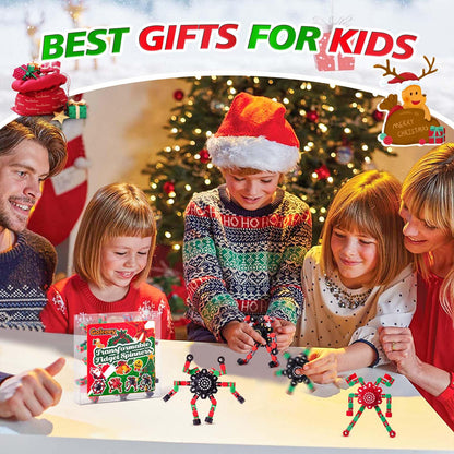 Gokeey Stocking Stuffers Gifts for Grandkids Transformable Fidget Spinners for Kids and Adults Stress Relief Sensory Fidget Toys for Boys Age 8-13 Teen Girls Kids Toys2 Pcs
