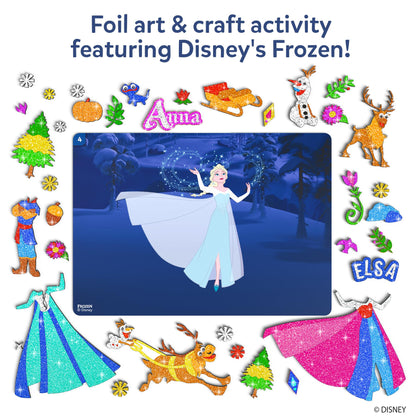 Skillmatics Foil Fun - Disney Princess, Mess-Free Art & Craft Kits for Kids, DIY Creative Activity, Travel Toys, Perfect Gifts for Fans of Moana, Cinderella, Ariel, Jasmine, Ages 4, 5, 6, 7, 8, 9